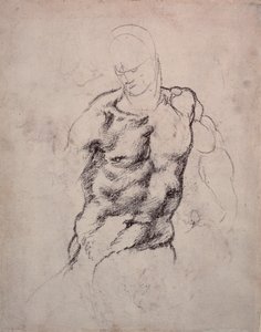 图研究（木炭在纸上） 作者 米开朗基罗（Michelangelo Buonarroti）